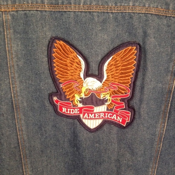 VINTAGE Tomorrow's Generation Denim Jacket Size XL - Picture 3 of 7